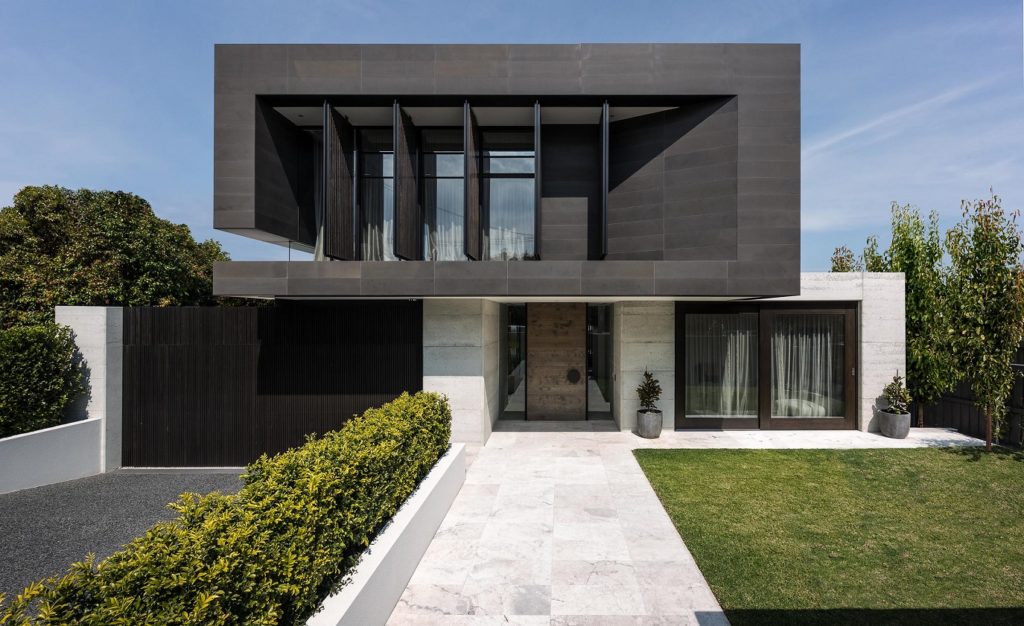 Casa para morar - fachada de casa moderna